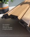 Ver mais imagens de Painel Ripado de Poliestireno Angular 4,7CMX2CM Barra de 2,85METRO Linear Carvalho Graddus