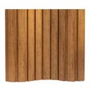 Ver imagem 3 de Painel Ripado de Poliestireno Angular 4,7CMX2CM Barra de 2,85METRO Linear Carvalho Graddus