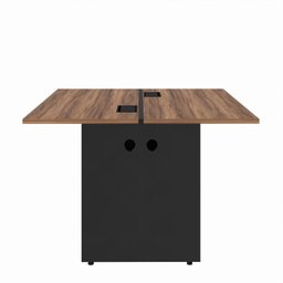 Plataforma Estação de Trabalho 4 Lugares 240cmX120cm Pé Painel Espresso Móveis - 18