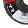 Disco Flap 125 Mm X 22.23 Mm Z80 B-53942 Makita - 2