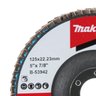 Disco Flap 125 Mm X 22.23 Mm Z80 B-53942 Makita - 5