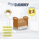 Ver imagem 5 de Berço para Quarto de Bebê 2 em 1 Danny Bege/Areia Fosco/Savana