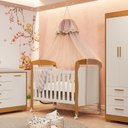 Ver imagem 1 de Berço para Quarto de Bebê 2 em 1 Danny Bege/Areia Fosco/Savana