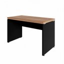 Ver imagem 3 de Kit 3 Peças com Mesa para Escritório em L 120cmx150cm, Armário Baixo e Armário Baixo com Chave Espresso Móveis