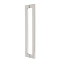 Ver imagem 1 de Puxador Porta de Madeira ou Vidro Transversal 2cm x 4cm Inox 304 - Escovado Loja da Indústria 1240mm