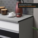 Ver imagem 7 de Armário de Cozinha Compacta 150cm Branco/Preto Glamy Madesa 01