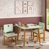 Conjunto Infantil Mesa com 2 Cadeiras Madeira de Pinus Sofia - 1