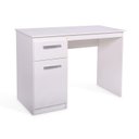 Ver imagem 2 de Escrivaninha Mesa Escritório Elegance 1 Gaveta 105cm Branco