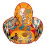 Piscina De Bolinhas Com Cesta Space Jam Zippy Toys Vermelho E Laranja - 1