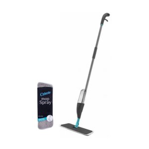 Kit Rodo Mop Spray com Reservatório Água + Refil Microfibra