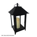 Ver imagem 6 de Lanterna Média Rústica Marroquina Decoração Interna Iluminação com Velas - Preto