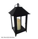 Ver imagem 6 de Lanterna Média Rústica Marroquina Decoração Interna Iluminação com Velas - Preto