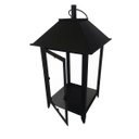 Ver imagem 1 de Lanterna Média Rústica Marroquina Decoração Interna Iluminação com Velas - Preto