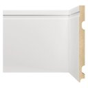 Ver imagem 1 de Kit com 20 Barras Rodapé MDF 2002 15MMX20CM Metro Linear 48m Branco/Frisado Moldufama