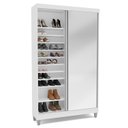 Ver imagem 4 de Sapateira 2 Portas de Correr com Espelho e 20 Prateleiras Ajustáveis Diamante Yescasa