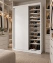 Ver imagem 1 de Sapateira 2 Portas de Correr e 20 Prateleiras com Diferentes Níveis Diamante Yescasa Branco