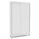 Ver imagem 6 de Sapateira 2 Portas de Correr e 20 Prateleiras com Diferentes Níveis Diamante Yescasa Branco