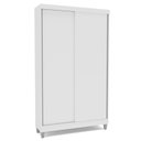 Ver imagem 4 de Sapateira 2 Portas de Correr e 20 Prateleiras com Diferentes Níveis Diamante Yescasa Branco