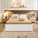 Ver imagem 4 de Cama Box Casal Juvenil para Quarto Lia