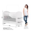 Ver imagem 6 de Conjunto Quarto de Bebê com Berço 3 em 1 e Cômoda MDF Branco Yescasa
