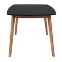 Ver imagem 4 de Mesa de Madeira Maciça e MDF L120 X P 90 X Alt 77 Linea Preto/Marrom