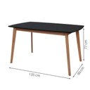 Ver imagem 3 de Mesa de Madeira Maciça e Mdf L120 X P 90 X Alt 77 Linea