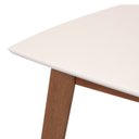 Ver imagem 4 de Mesa de Madeira Maciça e MDF L135 X P 90 X Alt 77 Linea Cinza/Marrom/Offwhite