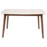Mesa de Madeira Maciça e Mdf L135 X P 90 X Alt 77 Linea - 1