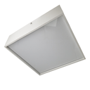 Ver imagem 4 de Luminária Plafon Bivolt E27 Quadrado 30cm 4 Lâmpadas Branco