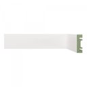 Ver imagem 1 de Rodapé MDF Liso 5CMX2,40m 501 Moldufama Kit 96m