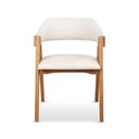 Ver imagem 4 de Cadeira Dália de Madeira Maciça Encosto Anatômico com Apoio no Braço