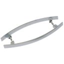 Ver imagem 1 de Puxador Duplo 3055 40cm - Alumínio Polido VESFER