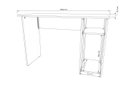 Ver imagem 3 de Mesa Gamer para Computador Escrivaninha para Escritorio Slim - Peternella:preto