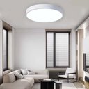 Ver imagem 2 de Luminária Plafon Led Sobrepor 3 Tons Teto Moderno Decoração Iluminação Sala Escritorio Empresa Quart