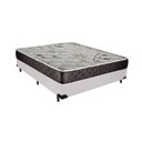 Ver imagem 1 de Cama Box Casal Colchão Alana Espuma D20 NK Camas + Box Sintético 48x138x188 Cor:Branco