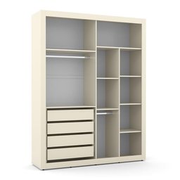 Dormitório Completo Infantil Tutto New 2 Portas de Correr, Cômoda 4 Gavetas, Berço Formare e Colchão - 2