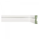Ver imagem 1 de Kit Rodapé de MDF 30 Barras Frisadas de 5CMX2,40m Rende 72 Metros Branco Moldufama