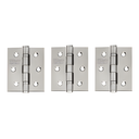 Ver imagem 2 de Dobradiça para Porta Silvana 2.1/2" com Rolamento 882 Embutir 25kg Inox Escovado com 3 Unidades