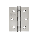 Ver imagem 3 de Dobradiça para Porta Silvana 2.1/2" com Rolamento 882 Embutir 25kg Inox Escovado com 3 Unidades