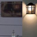 Ver imagem 2 de 12 Luminárias Preta Lente Fosca Injetada Arandela de Parede