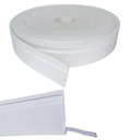Ver imagem 2 de Rodapé Autocolante Moldura Eva Flexível- 7cm Passa Fio 10 Mt