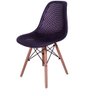 Cadeira Charles Eames Eifell Colmeia Cor:preto;quantidade:4 - 2