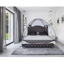 Ver imagem 2 de Mosquiteiro Preto Tenda Cama Casal Dobrável Pratico e