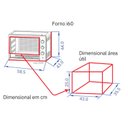 Ver imagem 4 de Forno Eletrico de Bancada 60 Litros I60-127v 58.5cm X 43cm X 44cm