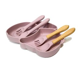 Kit Alimentação Aduze para Bebê em Silicone 9 Peças Rosa - 5