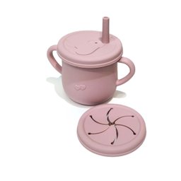 Kit Alimentação Aduze para Bebê em Silicone 9 Peças Rosa - 4
