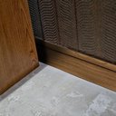 Ver imagem 2 de Kit com 20 Barras Rodapé MDF Resistente a Umidade 15MMX7CM 702 Metro Linear 48m Imbuia Frisado Moldufama