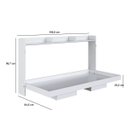 Ver imagem 5 de Cama Solteiro Juvenil Articulável Horizontal 80 Hanover Branco