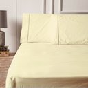 Ver imagem 2 de Jogo de Cama Casal 400 Fios 3 Peças Marfim