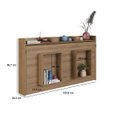 Ver mais imagens de Cama Solteiro Juvenil Articulável Horizontal 80 Hanover Marrom/Mel